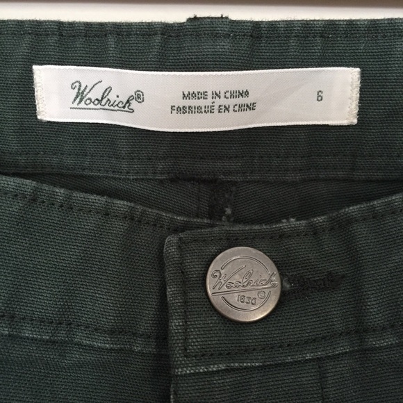 Woolrich Cotton Utility Pants Size 6 - Picture 2 of 8